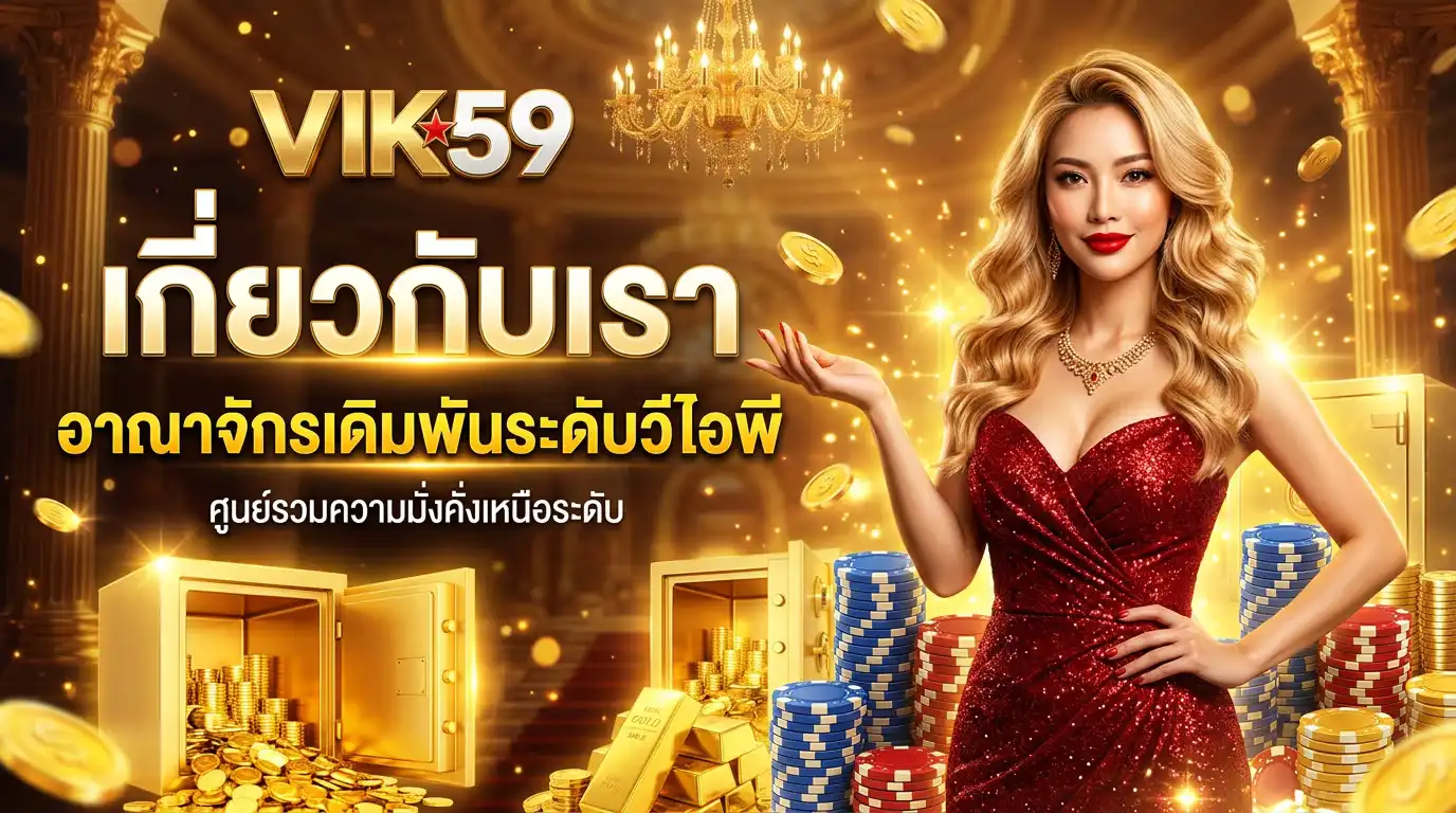 เกี่ยวกับเรา vik59 อาณาจักรเดิมพันระดับวีไอพี ศูนย์รวมความมั่งคั่งเหนือระดับ